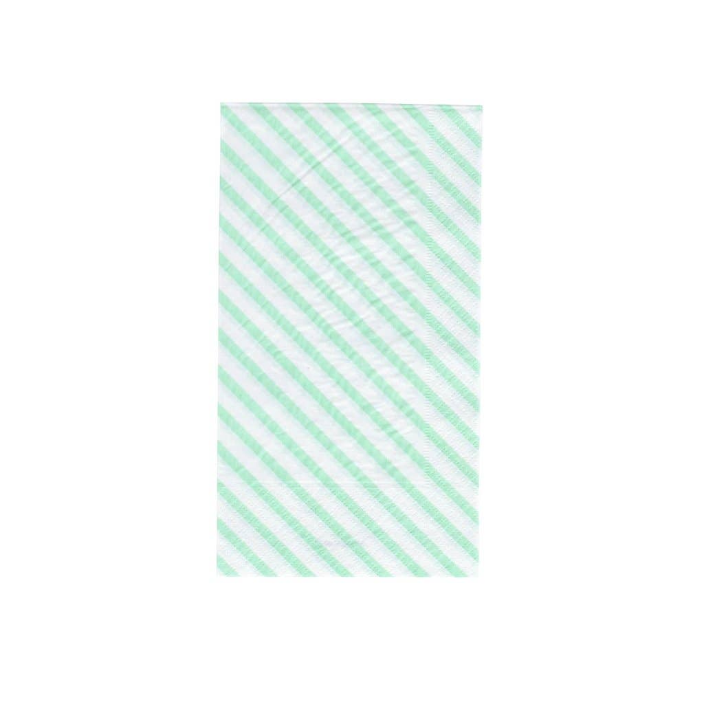 Oh Happy Day Party Shop Striped Dinner Napkins: Mint Stripes