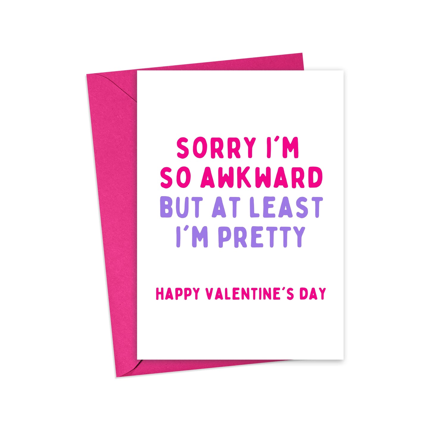 R is for Robo Greeting Card: Awkward Valentine's Day Card