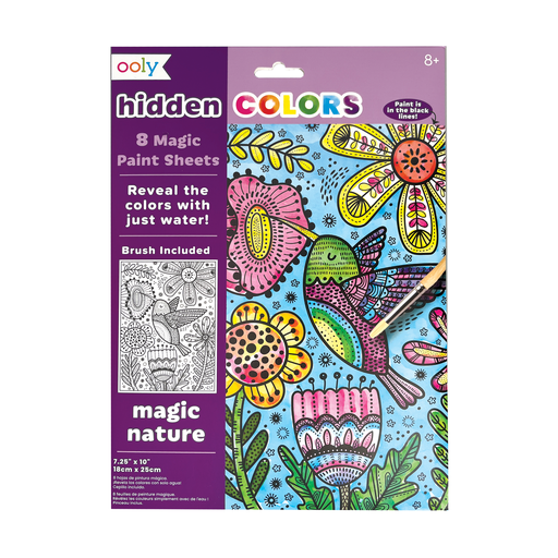 Hidden Colors Magic Paint Sheets: Magic Nature