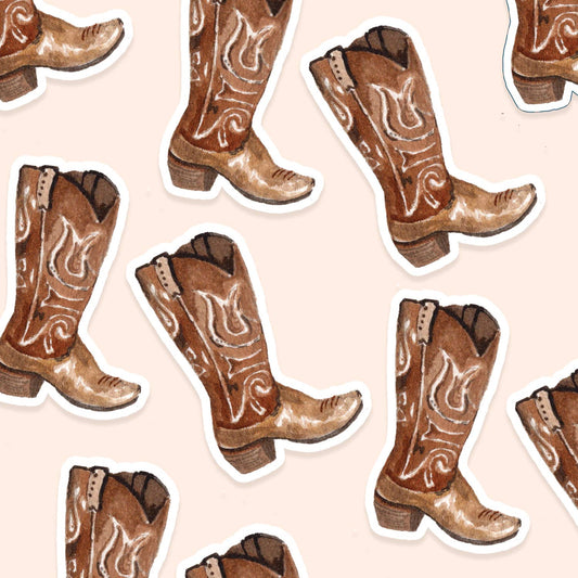 Cowboy Boots Party Punchies Die-Cut Confetti