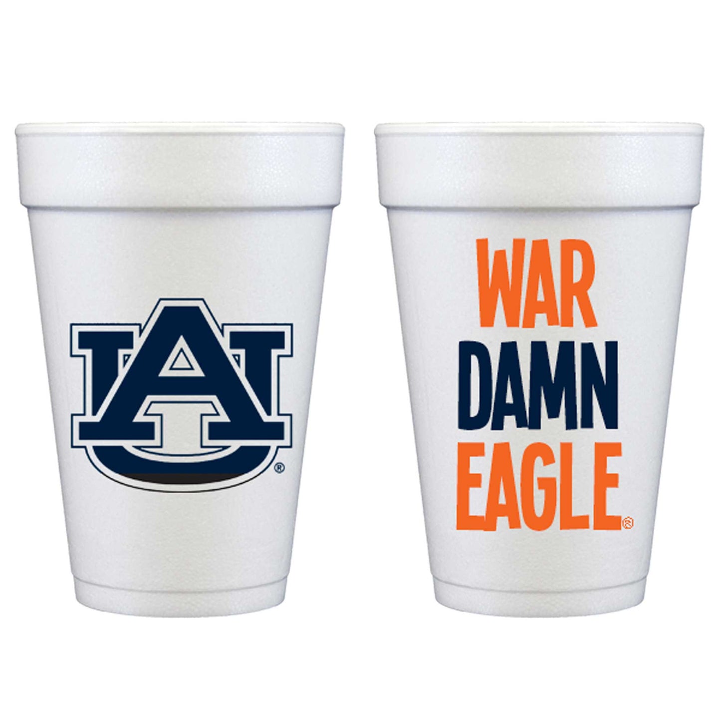 Foam Cups: Auburn University/War Damn  Eagle