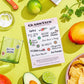 Fiesta Time Glass Tat Drink Markers