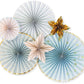 Paper Fans: Baby Blue