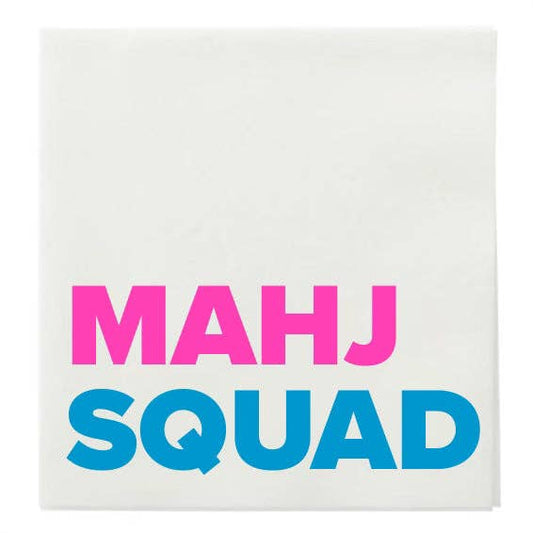 "Mahj Squad" Cocktail Napkins