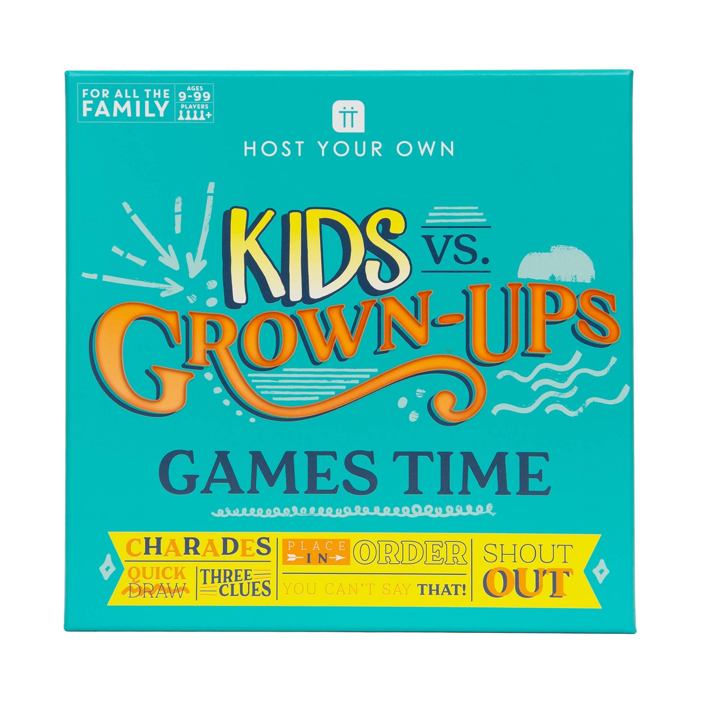 Talking Tables - Kids vs Adult Family Games Night Board Game