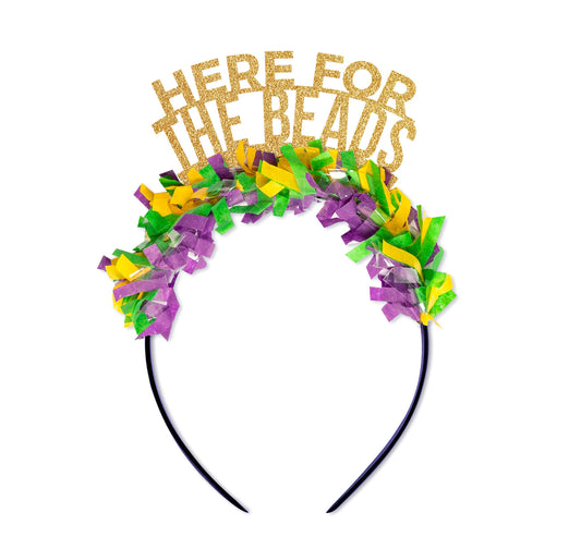 Party Headband: Here for the Beads