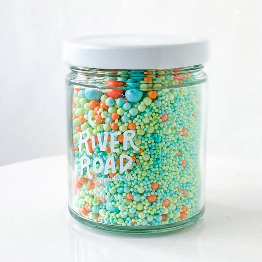 River Road Sprinkle Co. Hand-Dyed Sprinkle Mix: Dinorawrrrr