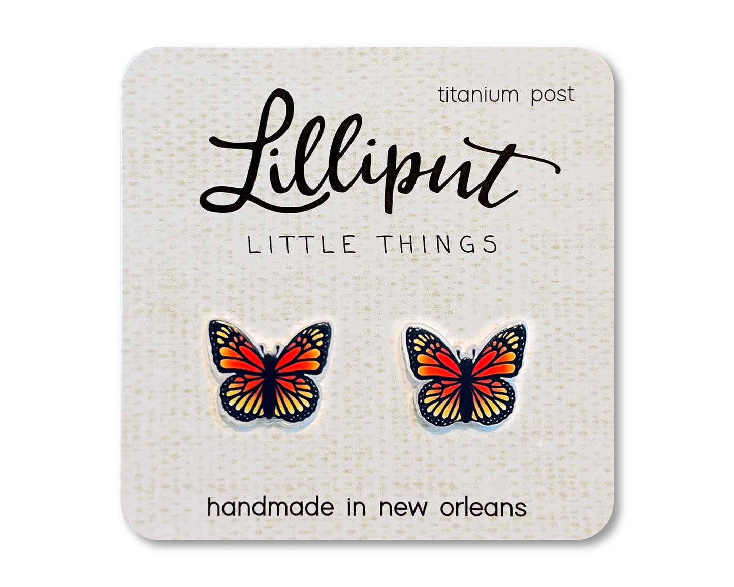 Hypoallergenic Earrings: Butterfly