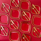 Posh Dessert Plates: Ruby Kiss