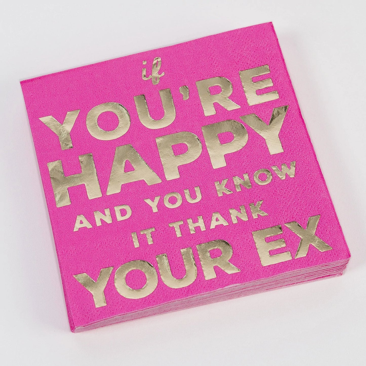 Cocktail Napkins: If You're Happy and You Know It...