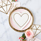 9" Plates: Pink Stripe
