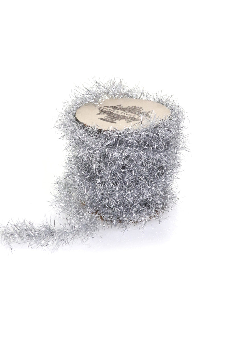 Twisted Tinsel Trim: Silver