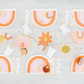 Large Plates: Boho Rainbow