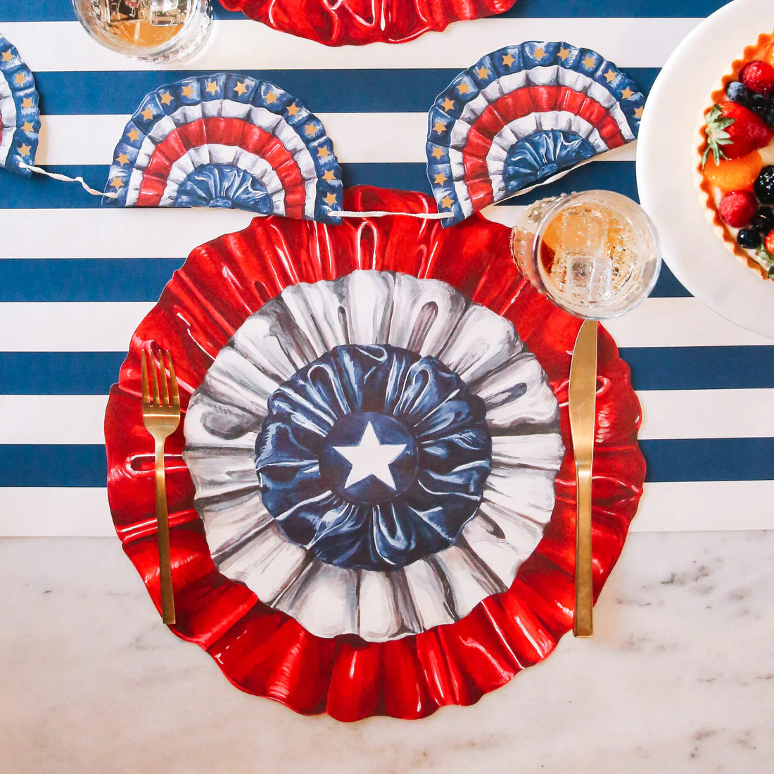 Star Spangled Die-Cut Placemats