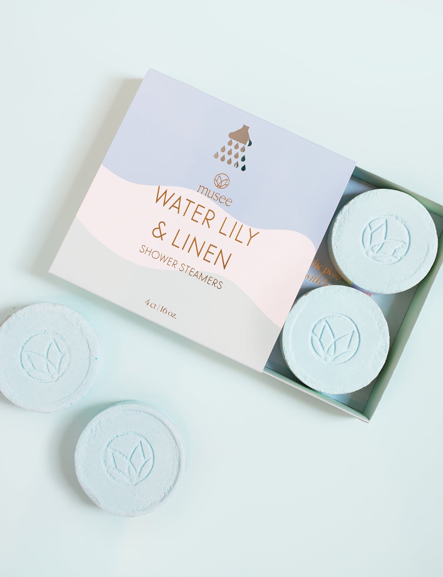 Water Lily & Linen Shower Steamers