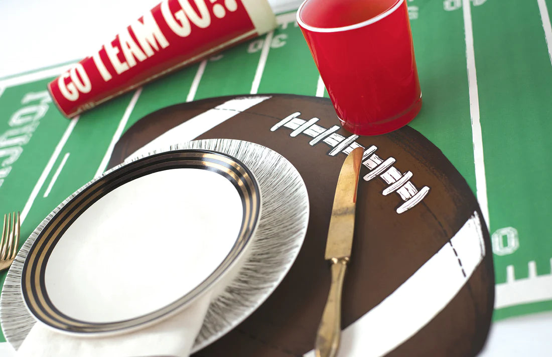 Hester & Cook Die-Cut Placemats: Football