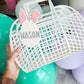 Custom Acrylic Easter Bunny Tag