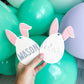 Custom Acrylic Easter Bunny Tag