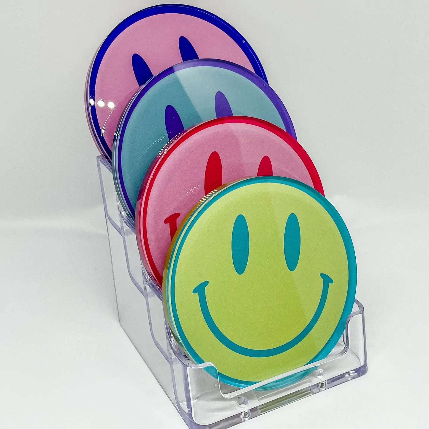 Acrylic Coasters: All Smiles