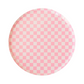 Dinner Plates: Check It! Tickle Me Pink