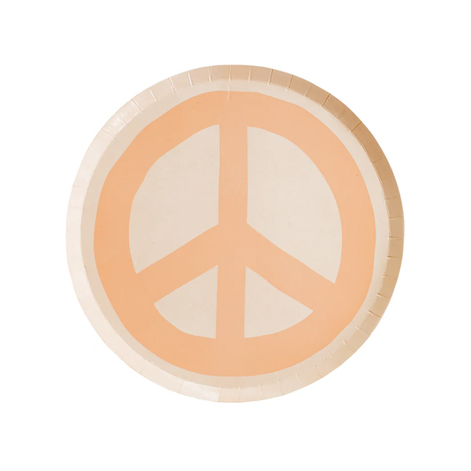 Dessert Plates: Peace & Love - Peace