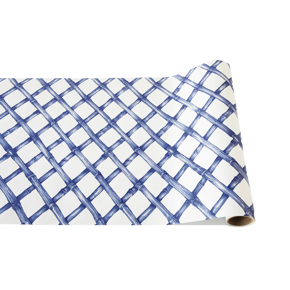 Table Runner: Blue Lattice