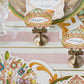 Pink & Gold Awning Stripe Paper Table Runner