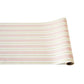 Pink & Gold Awning Stripe Paper Table Runner