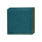 Cocktail Napkins: Teal with Gold Stripe