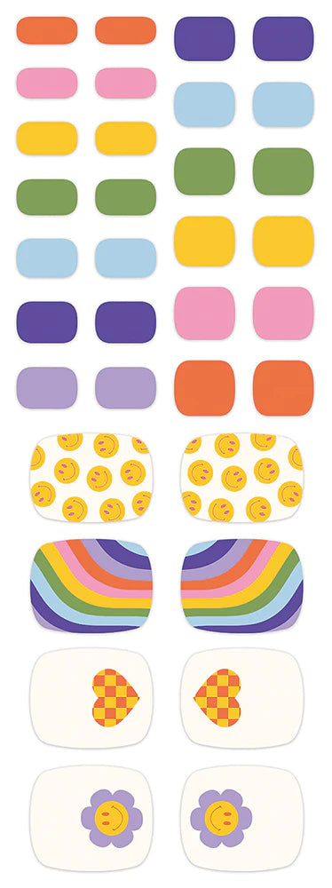Pedi Nail Wrap Kit: Rainbowlicious