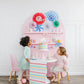 Set of 6 Party Fans: Oui Party Birthday Party Fans