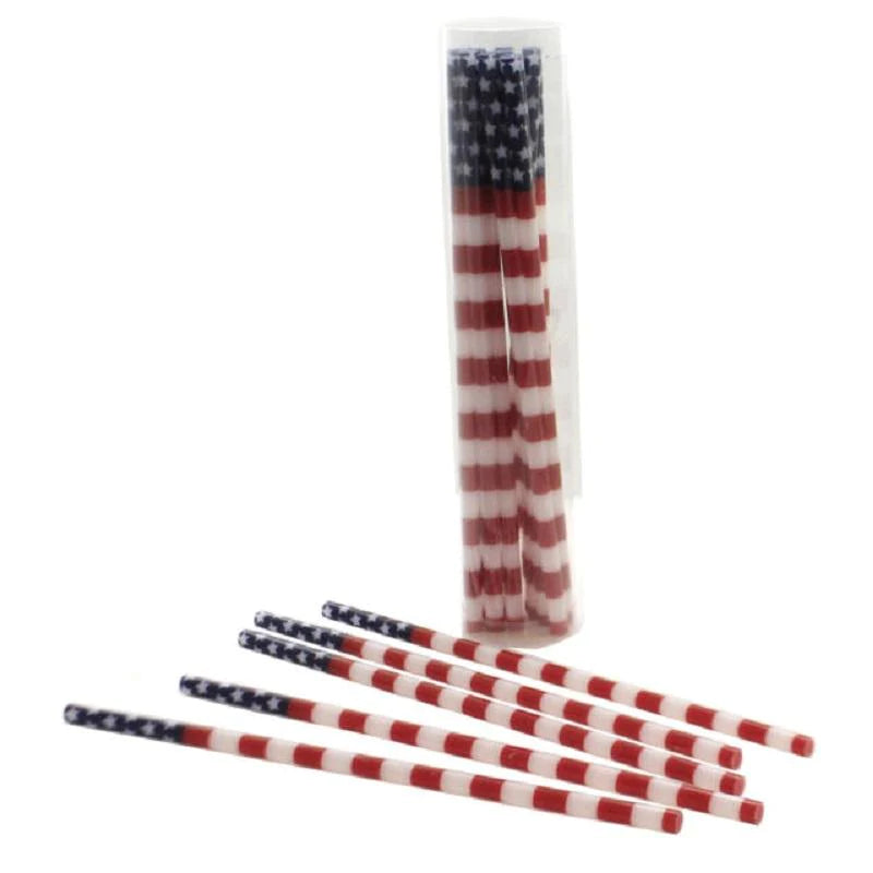 Reusable Straws: American Flag