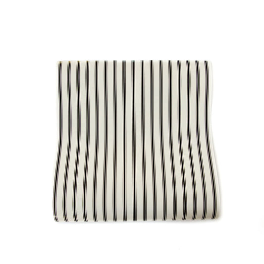 Paper Table Runner: Cream with Black Stripes