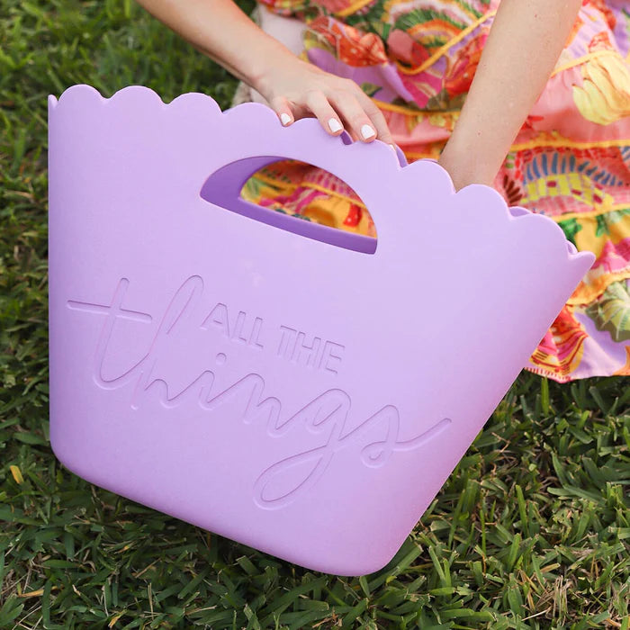 All the Things Jelly Tote: Lavender