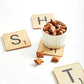 Acrylic Scrabble Tiles Coaster Set of 4: Shit