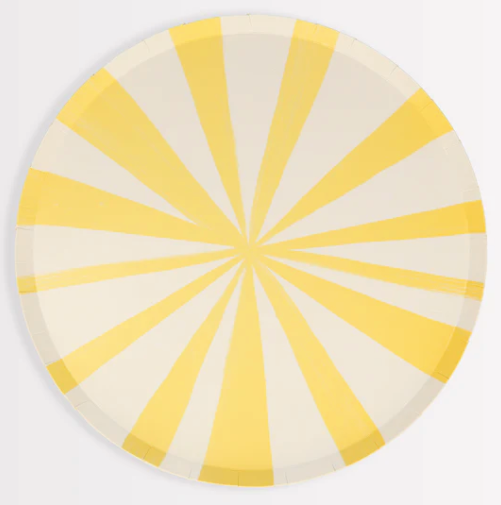 Dinner Plates: Yellow Stripe