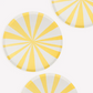 Dinner Plates: Yellow Stripe