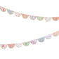 Scallop Garland: English Garden