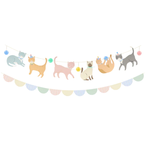 Party Garland: Cute Kittens