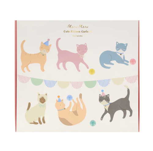 Party Garland: Cute Kittens