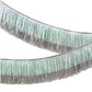 Tinsel Fringe Garland: Silver Iridescent