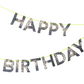 Silver Happy Birthday Garland