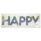 Silver Happy Birthday Garland