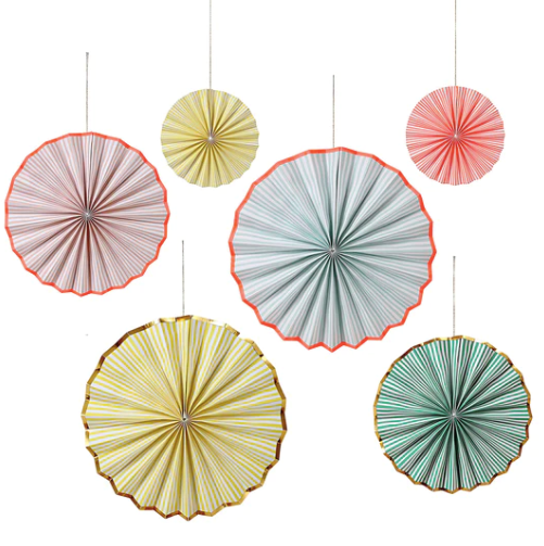Pinwheel Decorations: Pastel & Neon
