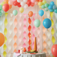 Rainbow Twisty Fringe Garland
