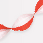 Stitched Streamer: Pink & Red