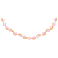 Stitched Streamer: Peach & Pink