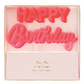Pink Happy Birthday Acrylic Cake Topper