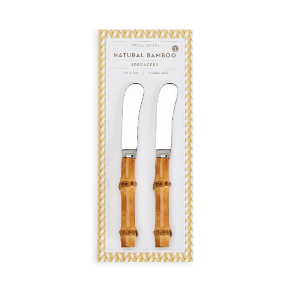 Bamboo Handle Spreaders (Set of 2)