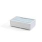 Hampton Faux Bamboo Guest Towel Tray: White